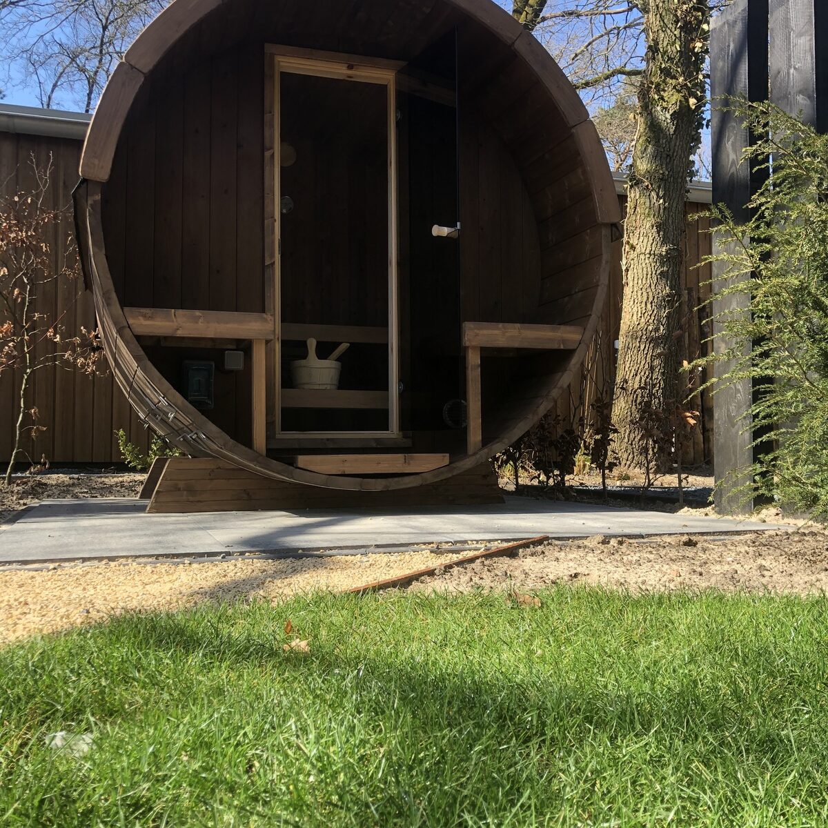 Heide Lodge Eco 6 people with Hottub and Sauna