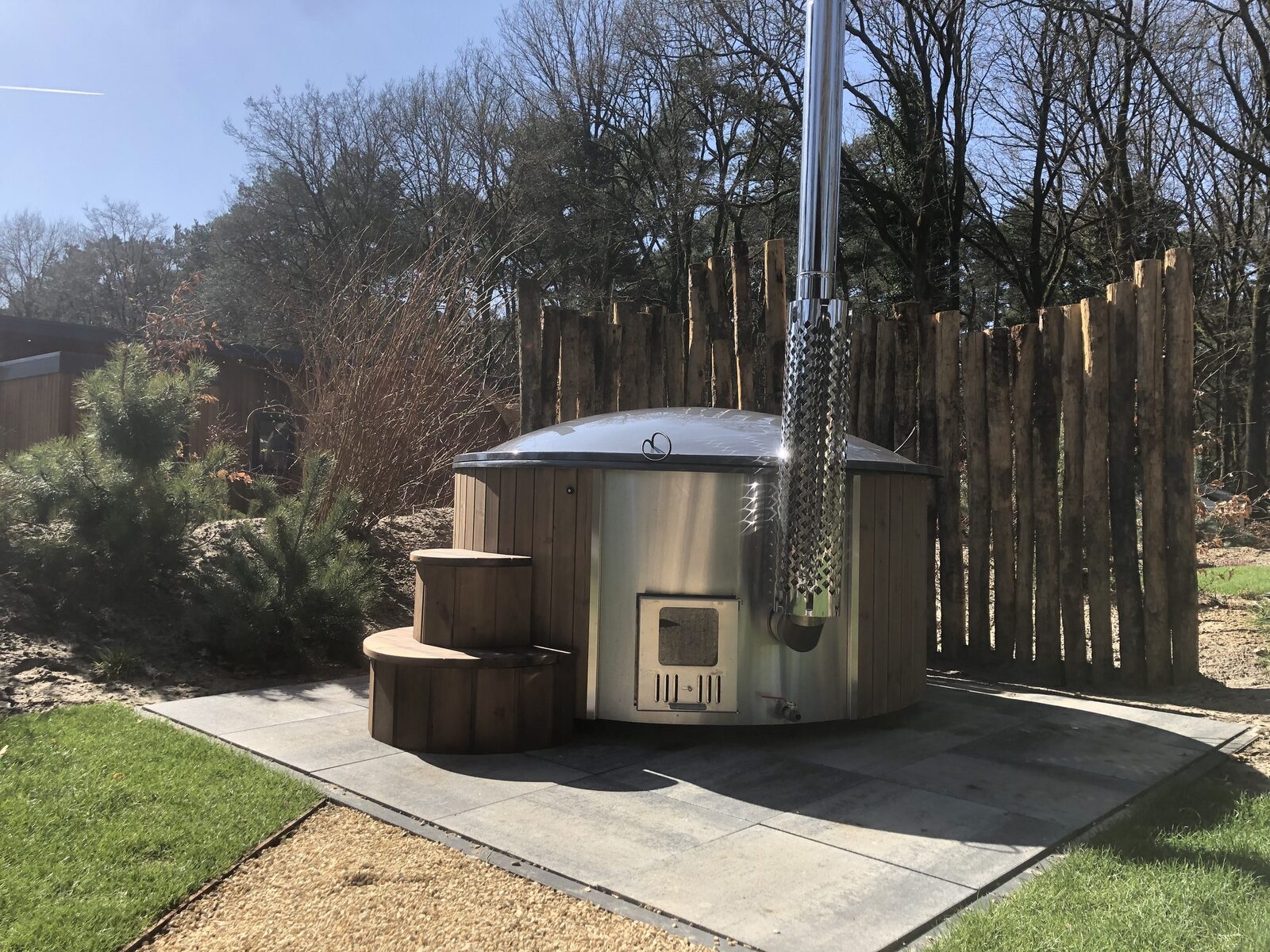 Heide Lodge Eco 6 people with Hottub and Sauna