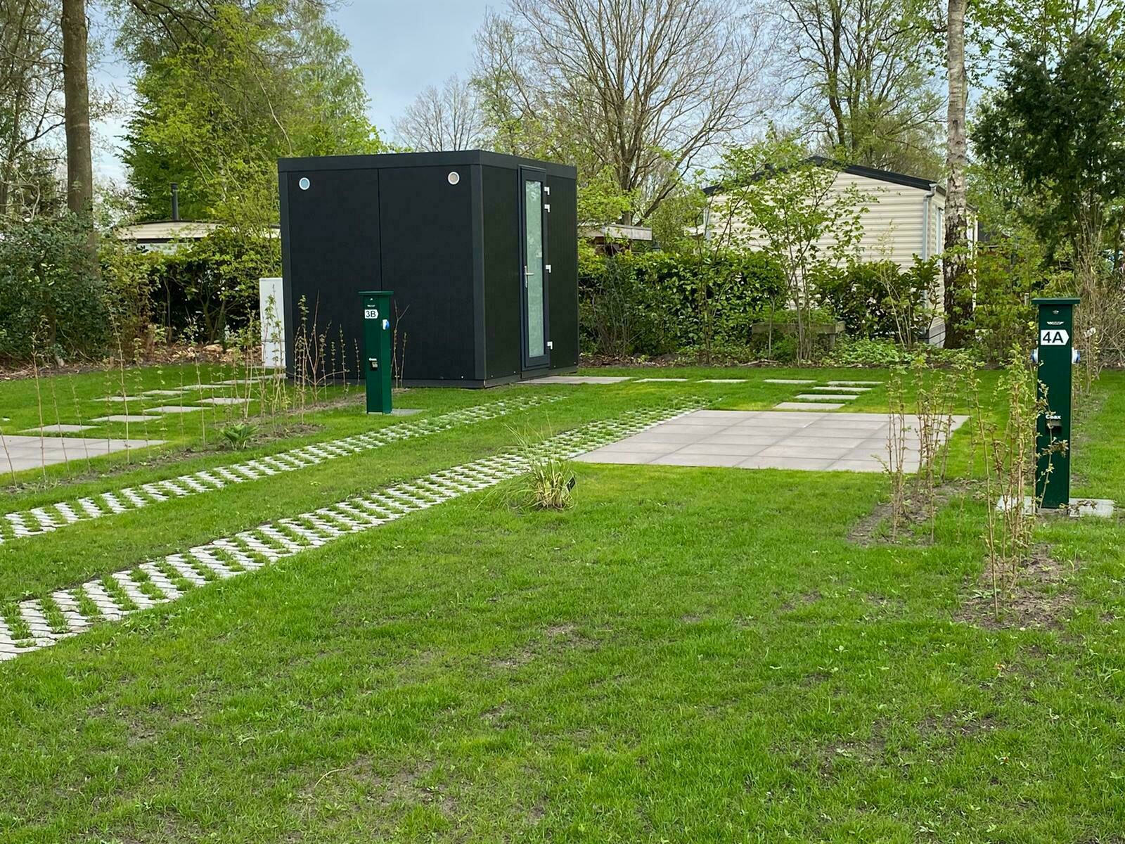 Camperplaats met privé sanitair