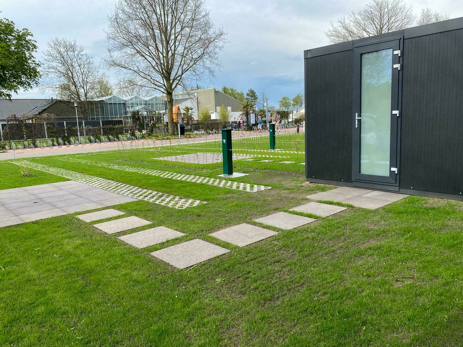 Camperplaats met privé sanitair