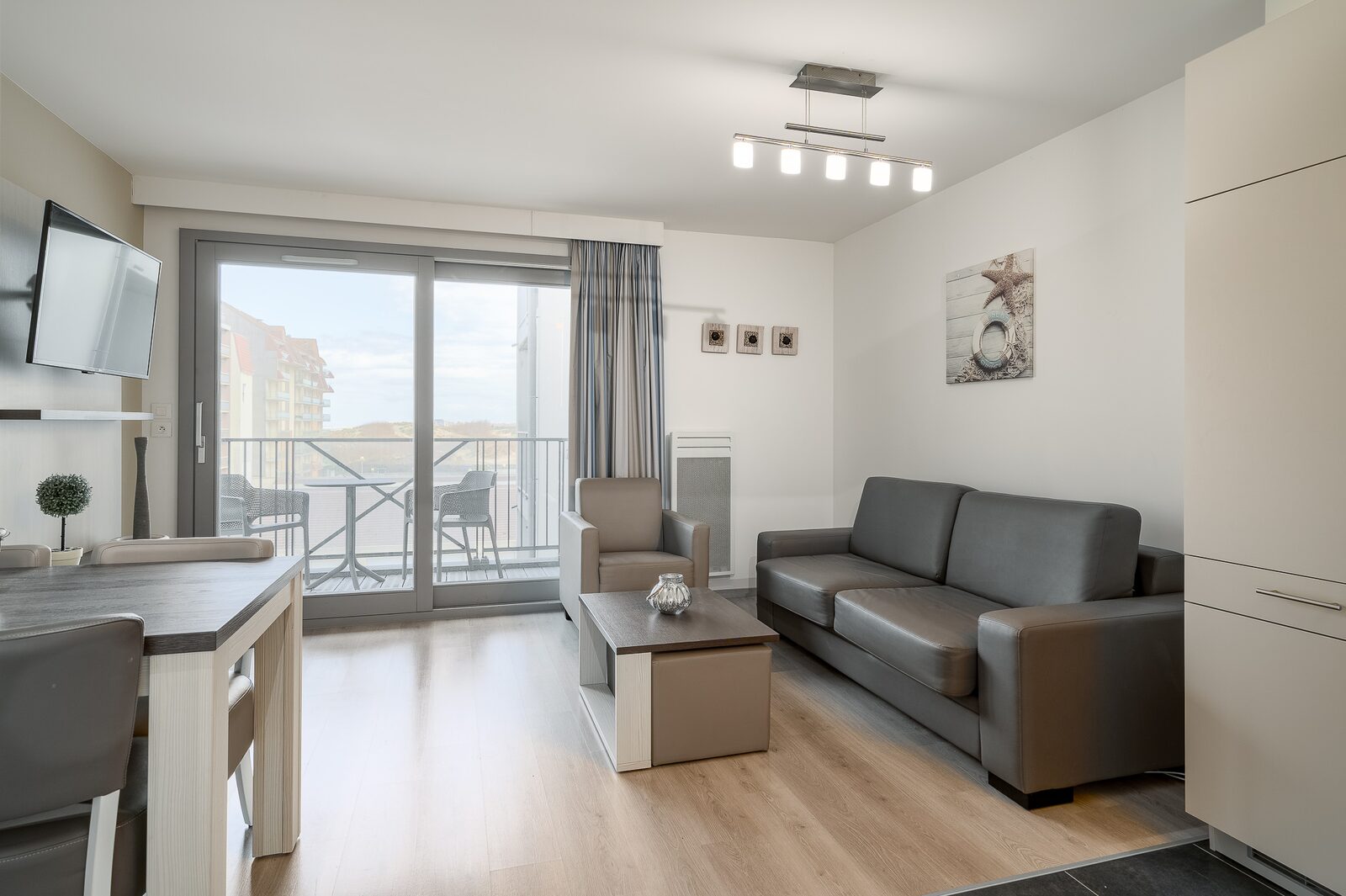 Studio voor 4 personen met terras