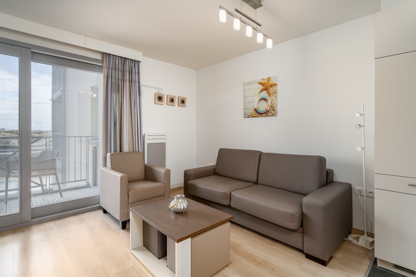 Studio voor 4 personen met terras