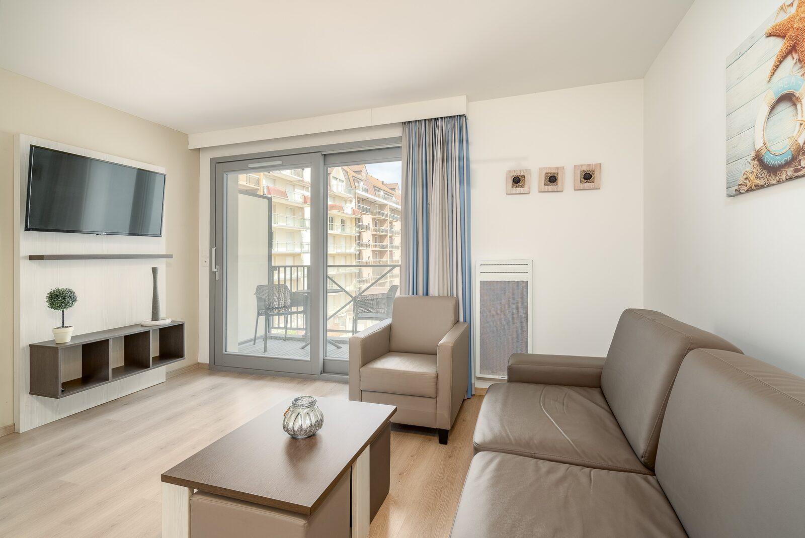 Studio voor 4 personen met terras
