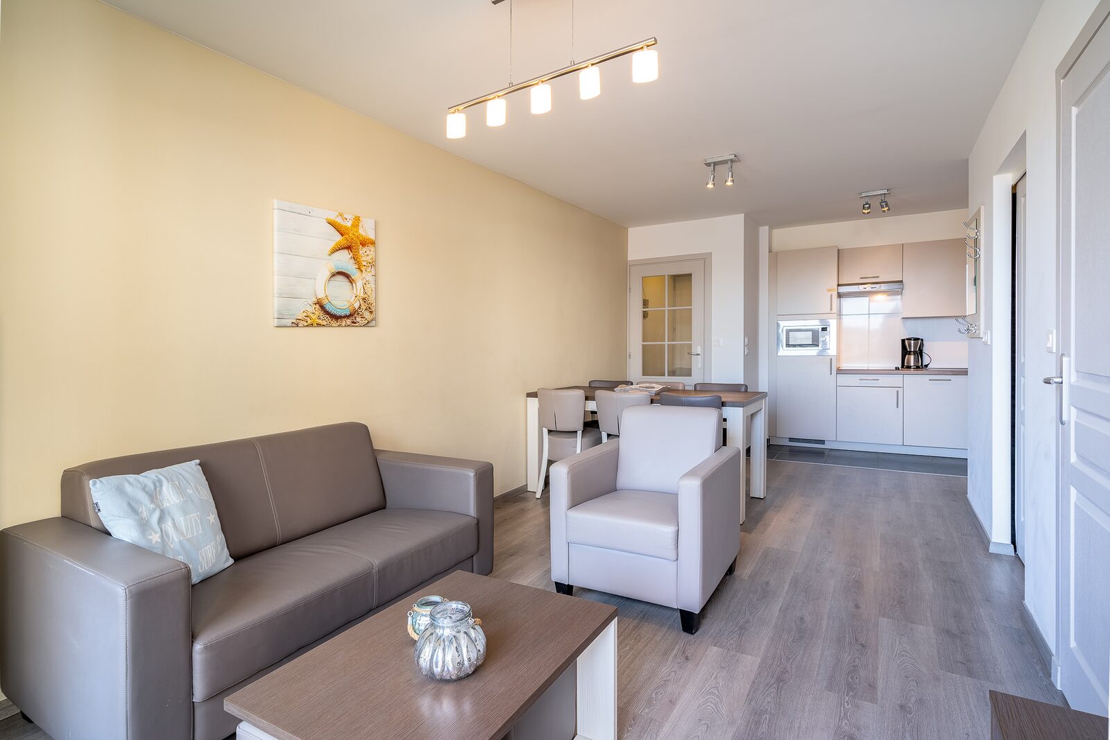 Apartment for 4 people with balcony