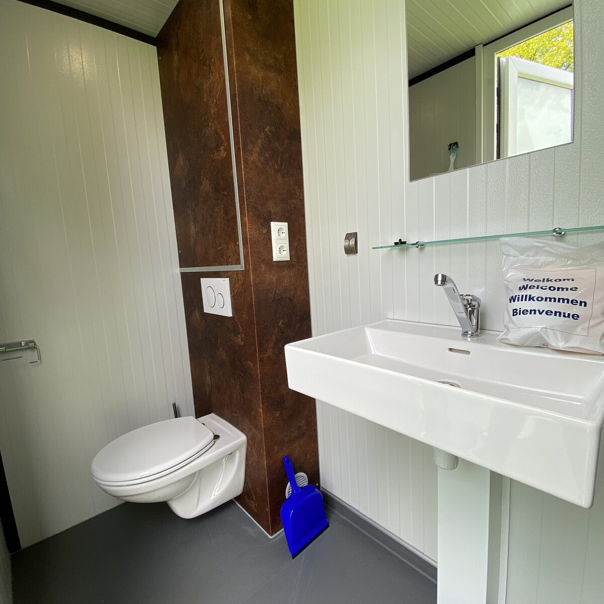 Camperplaats met privé sanitair