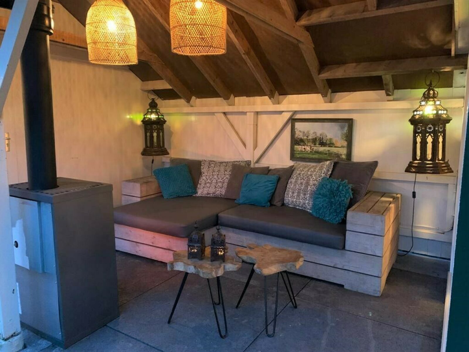 De Noteboom 6-persoons, verwarmd privé zwembad, hottub, overdekte lounge met haard, panorama sauna, sunshower, luxe, wifi