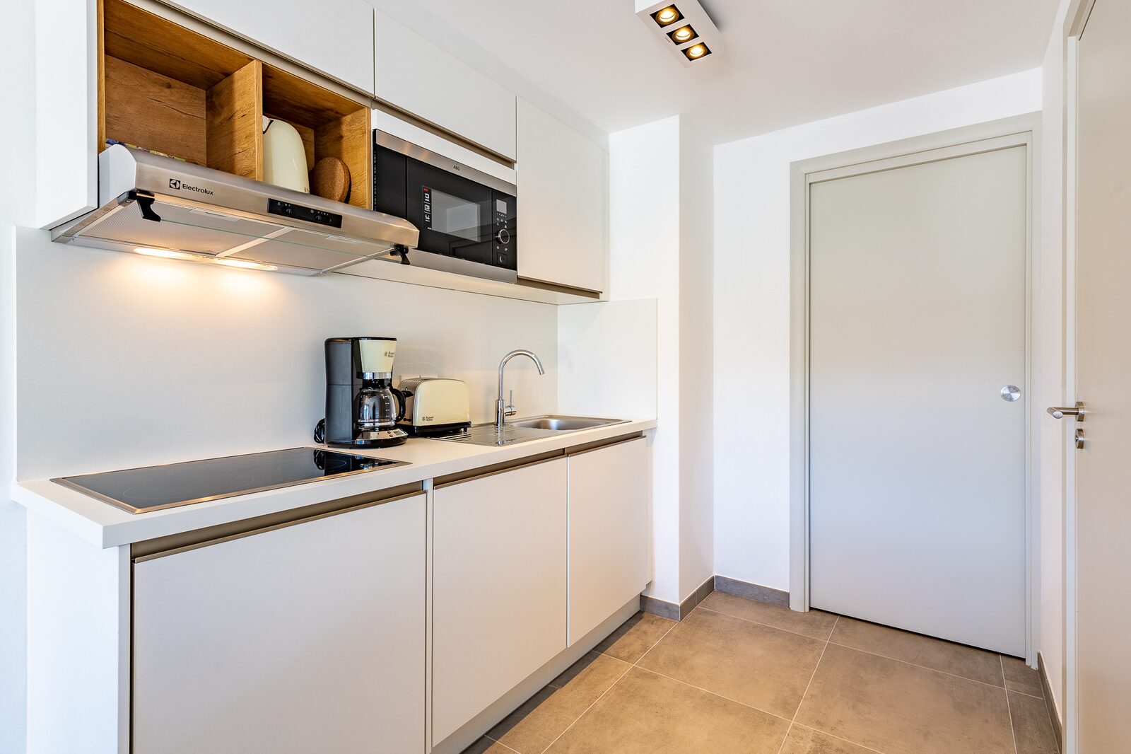 Studio pour 4 personnes avec canapé-lit et un lit superposé