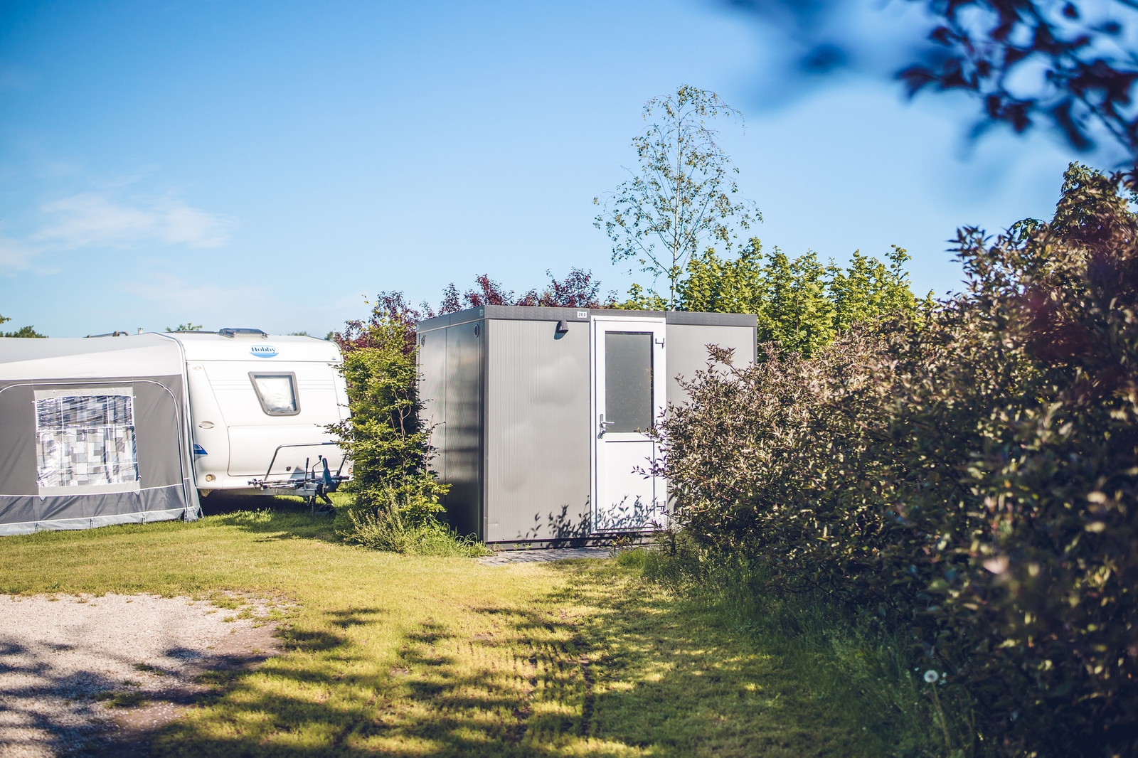 Campingplatz privaten Sanitäranlagen