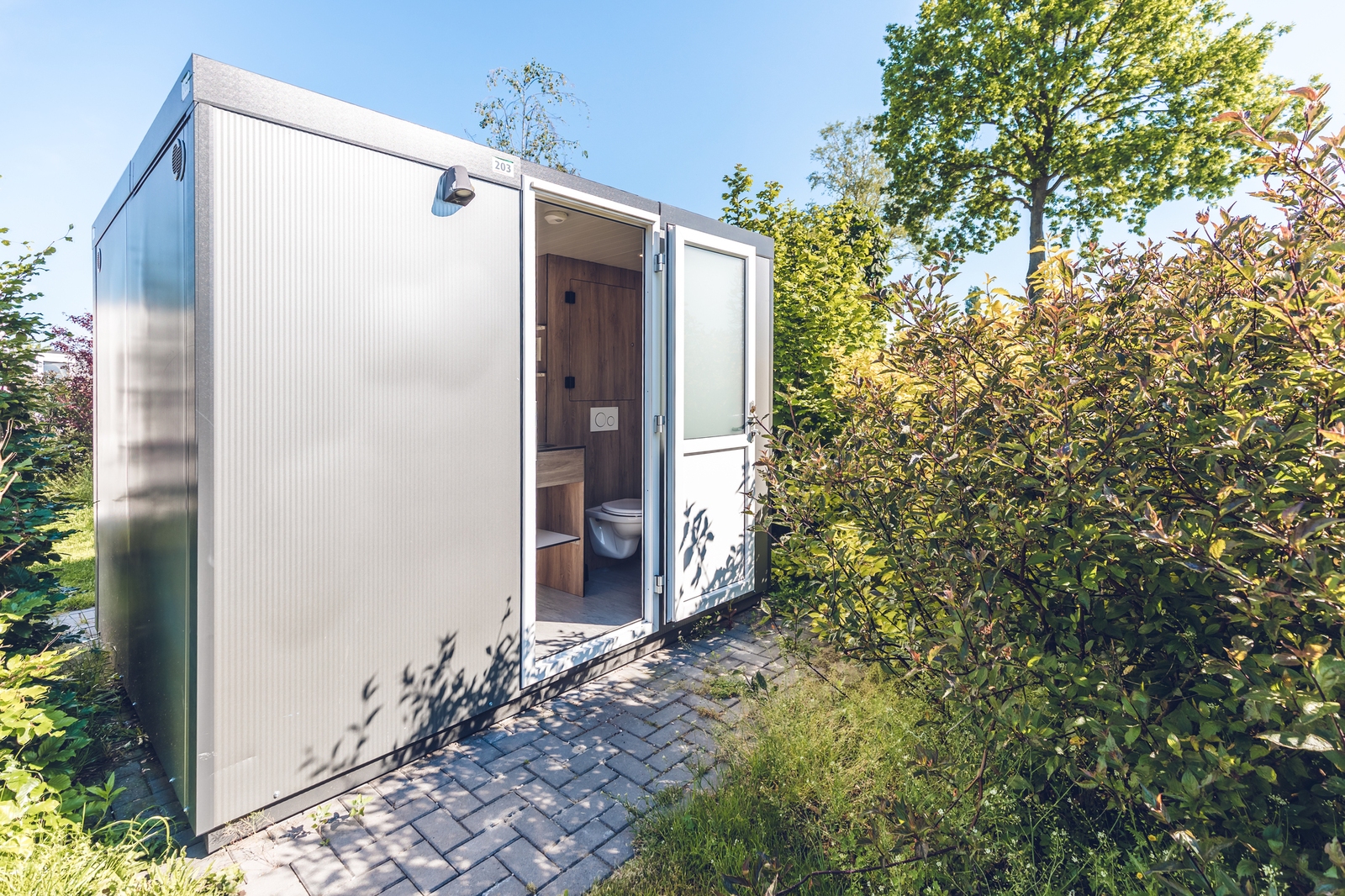 Campingplatz privaten Sanitäranlagen