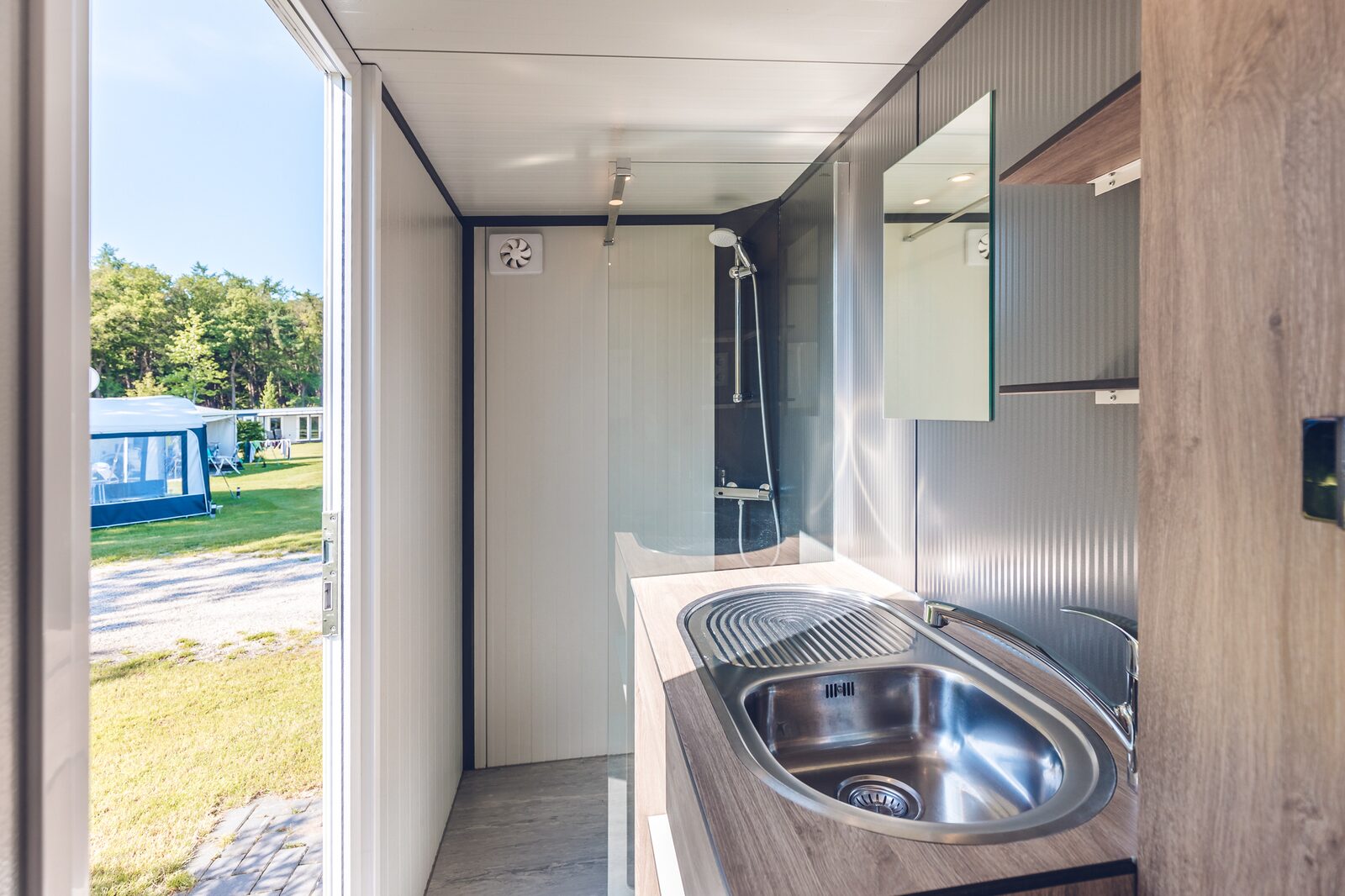 Campingplatz privaten Sanitäranlagen