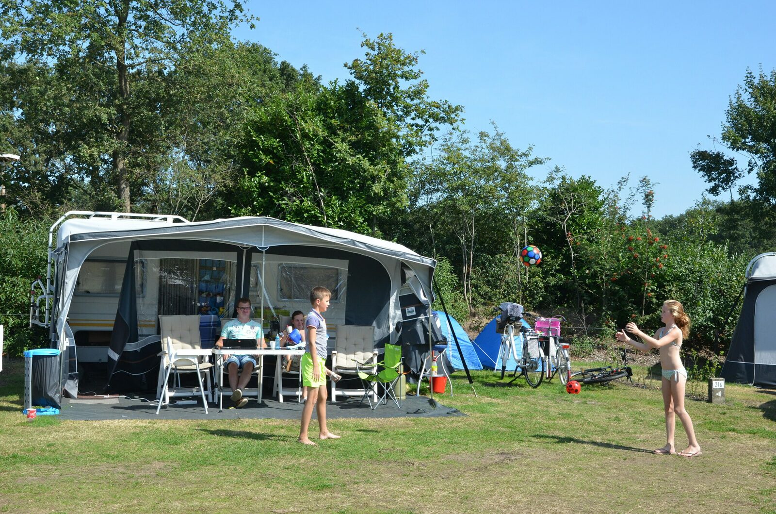 Comfort kampeerplaats
