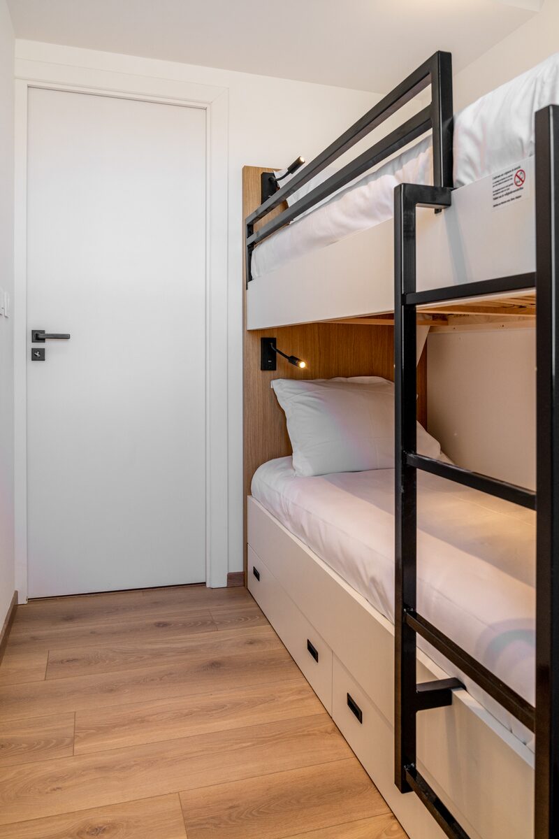 [Premium] Appartement 2 à 4 personnes avec chambre avec lit double & coin lits superposés