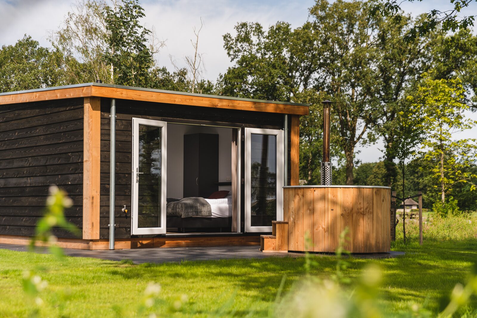 Panorama Wellnesslodge | Whirlpool, Sauna und Bad | 2 Personen