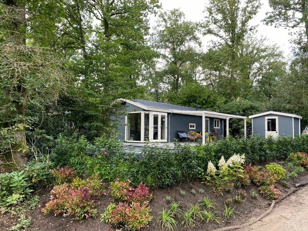 Luxe ingericht 4 persoons chalet in een bosrijke omgeving