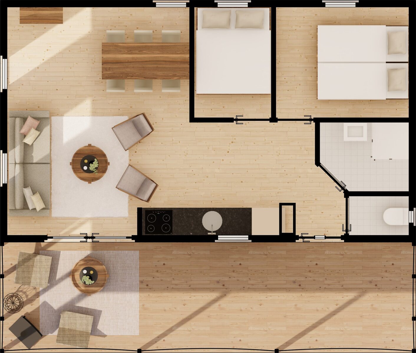 Comfort Chalet | 2-4 Pers.
