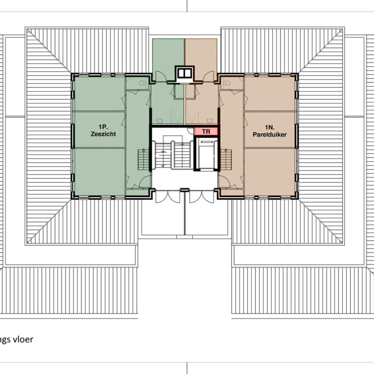 Apartment Penthouse Zeezicht (6P) - Residence Kabbelaarsbank 