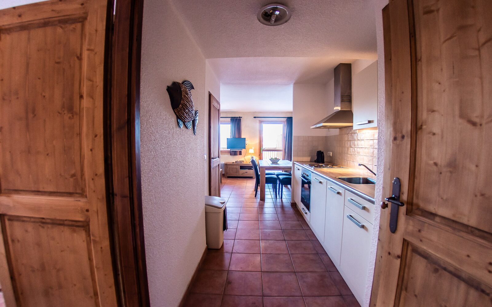 Two-room apartment for four persons