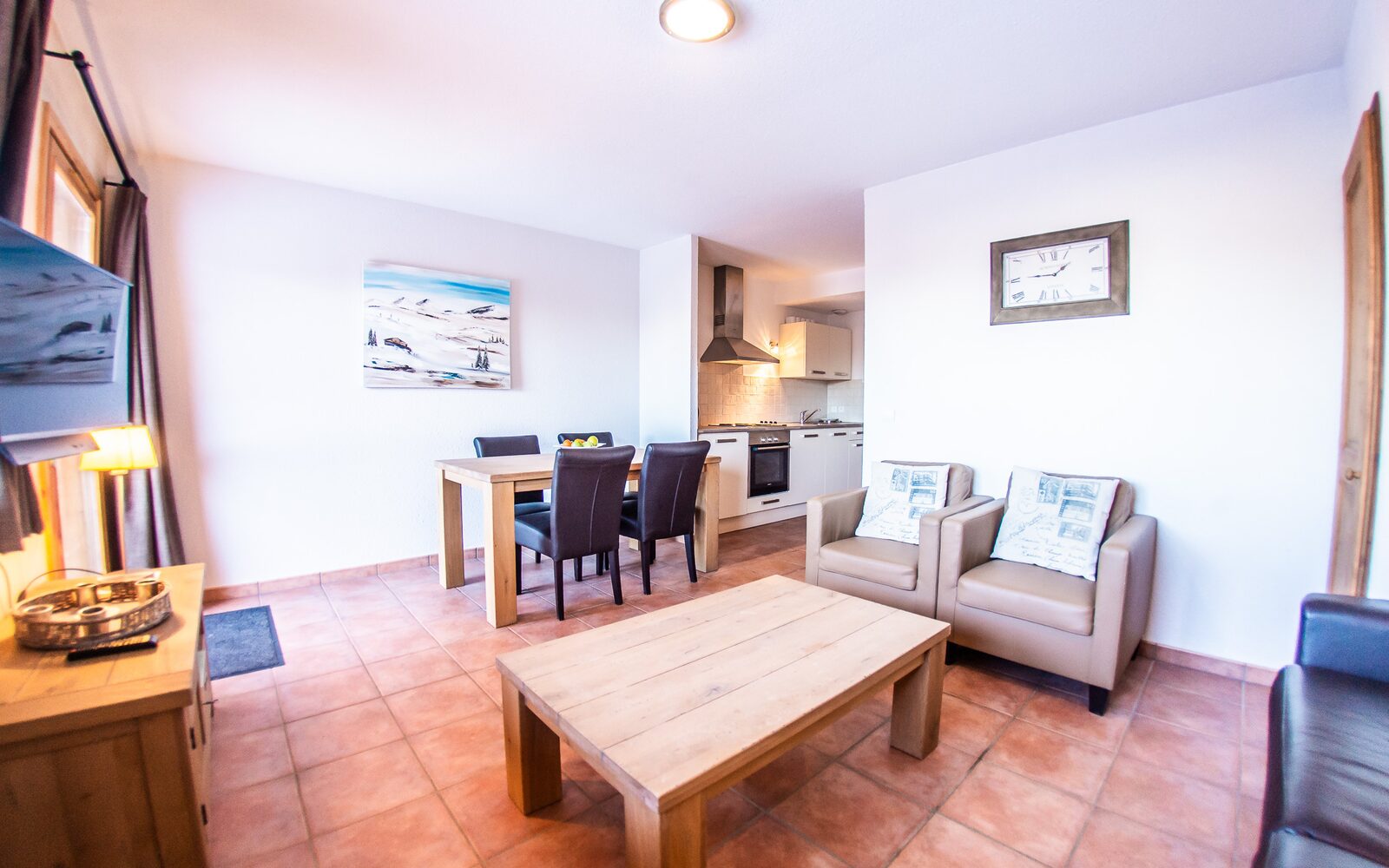 Two-room apartment for four persons