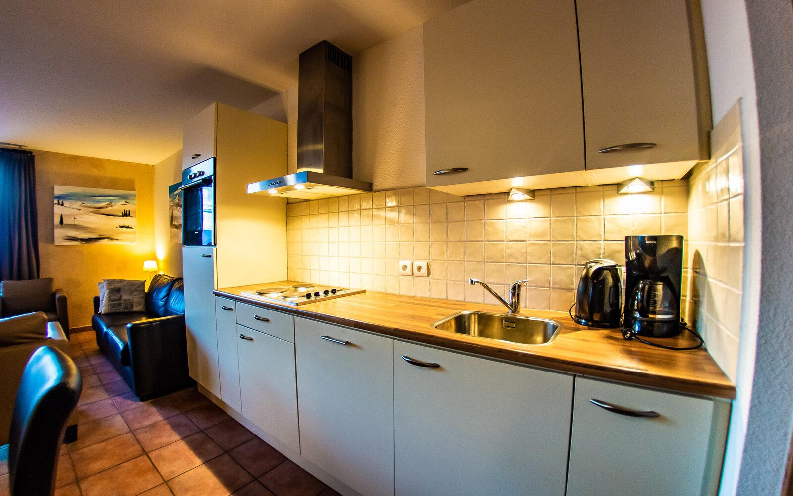 Three-room apartment + vide/cabin for eight persons