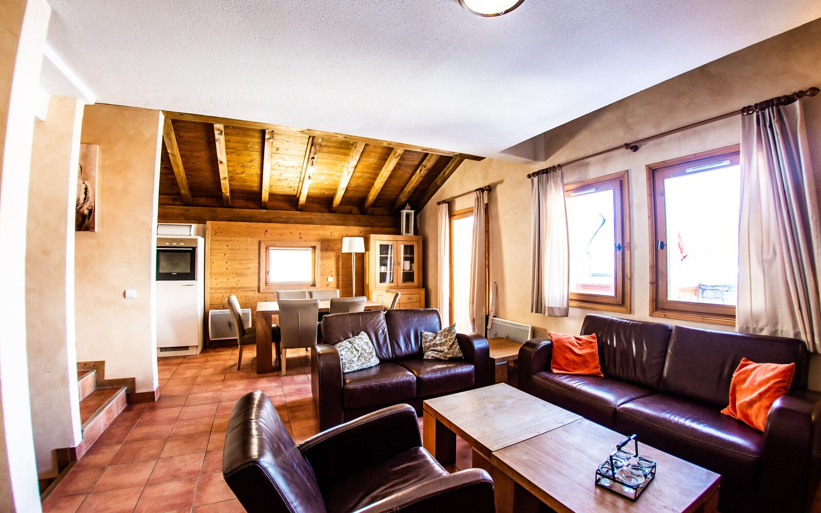 Four-room chalet for six persons
