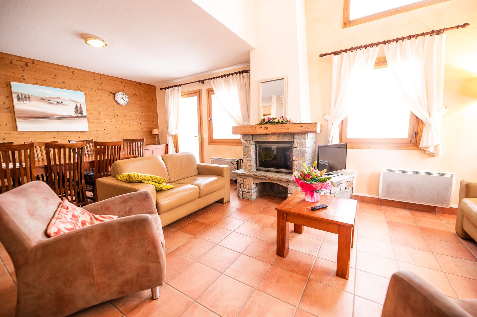 Five-room chalet for eight persons