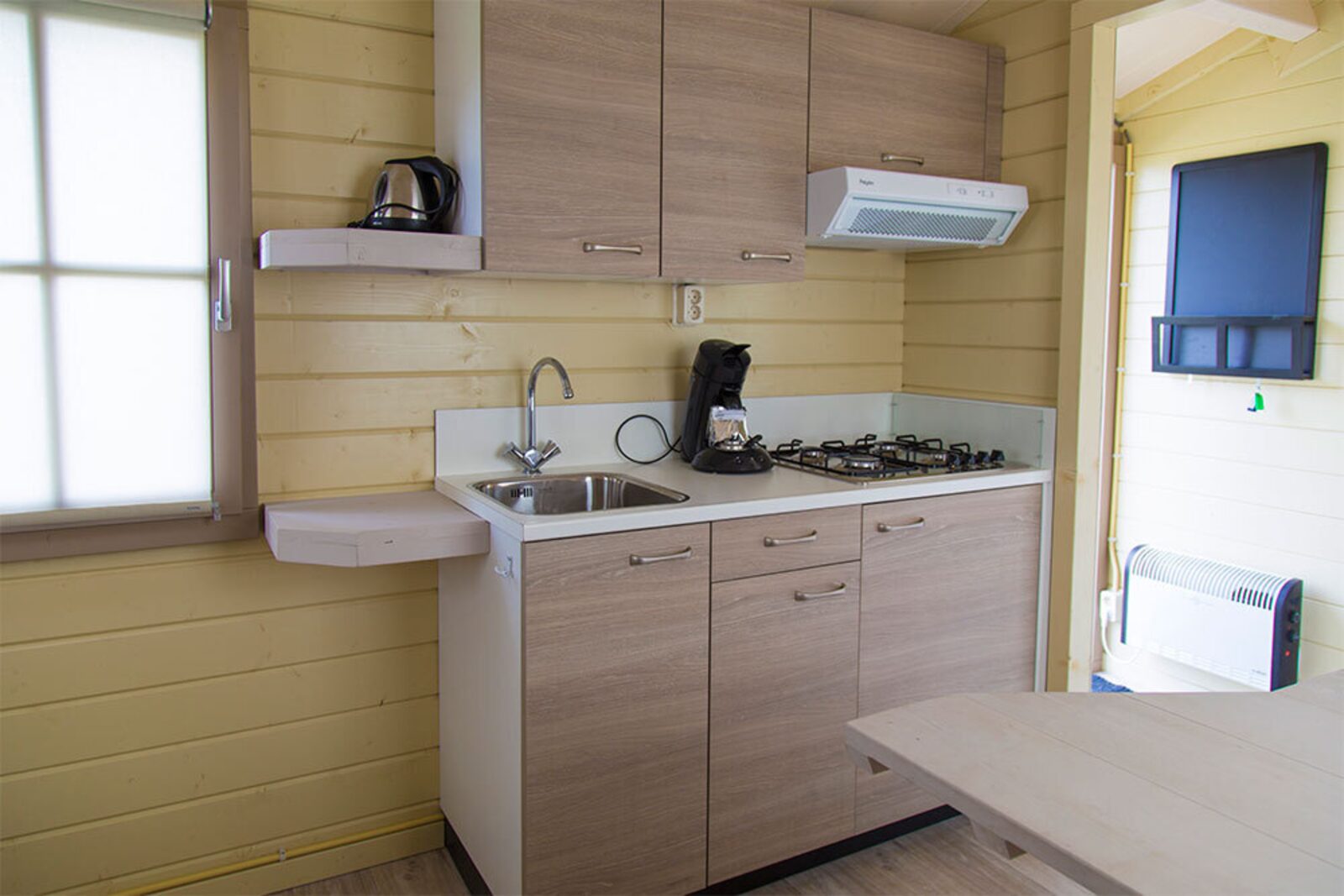 Trekkershut Comfort voor 4 personen