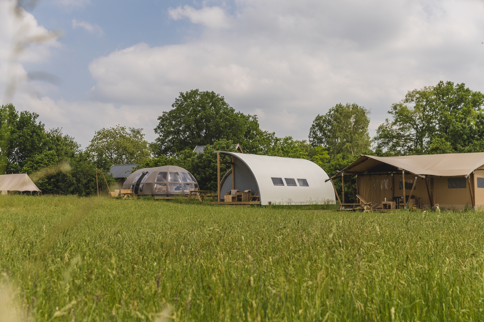 Riverdome mit privaten sanitären Anlagen | 4 Personen