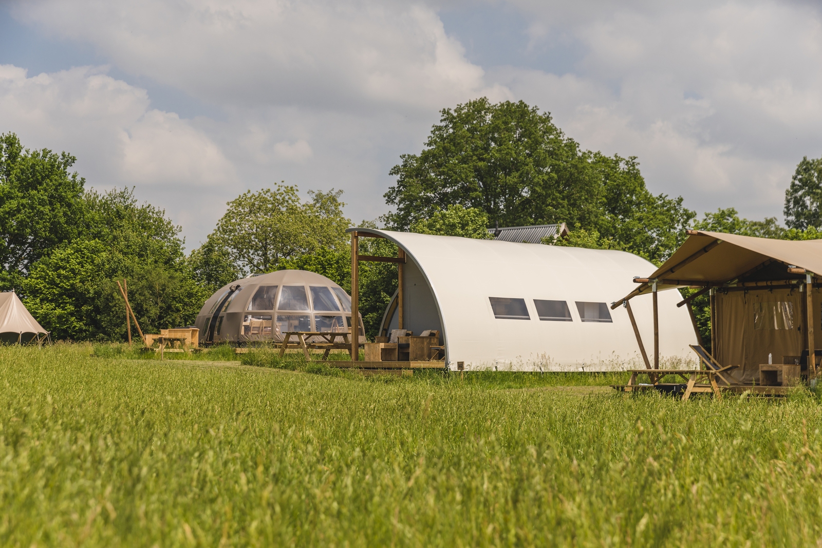 Riverdome mit privaten sanitären Anlagen | 4 Personen