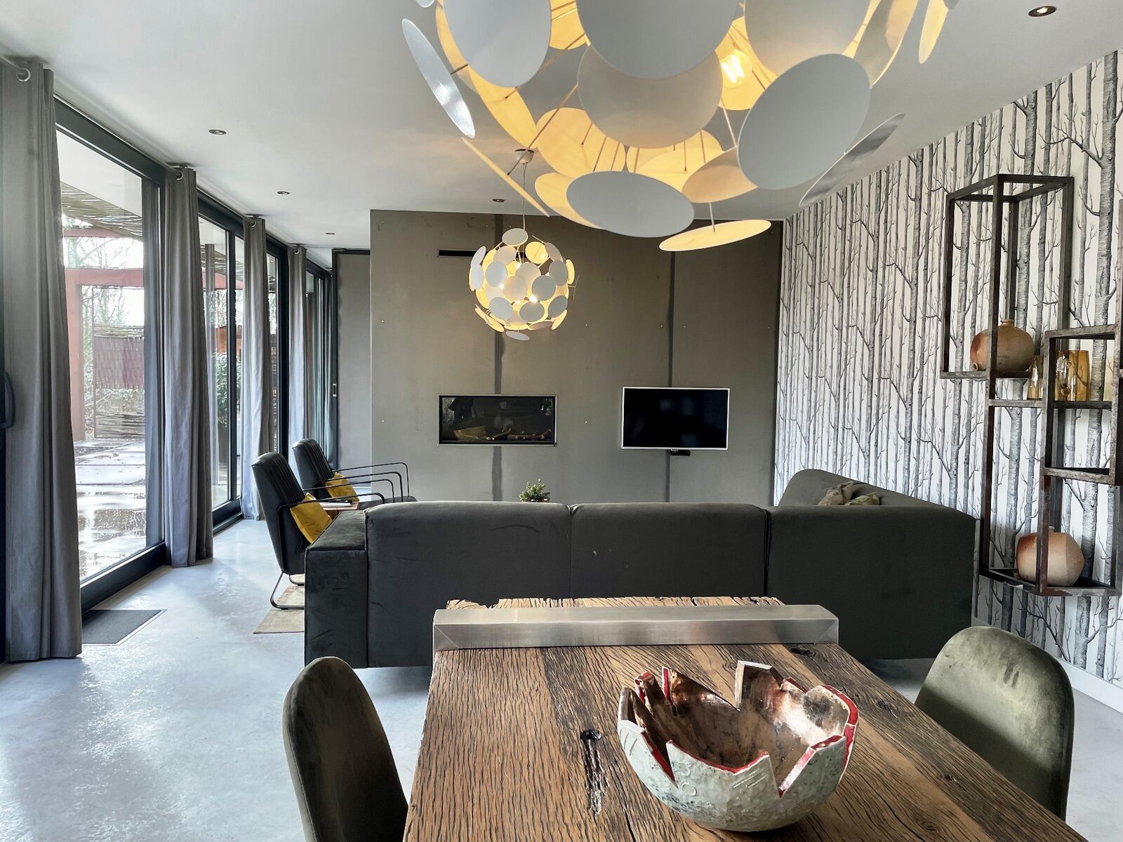 Stalen Boshuis - luxe vakantiehuis met sauna in Brabant