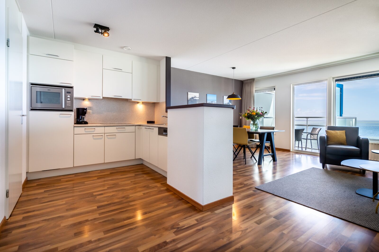 2-room apartment with ocean view