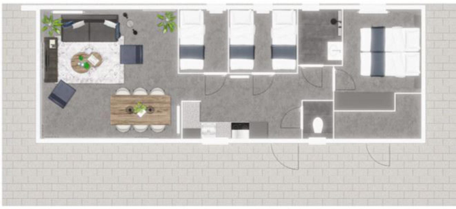 Premium Lodge I 6 personnes (60 m²)