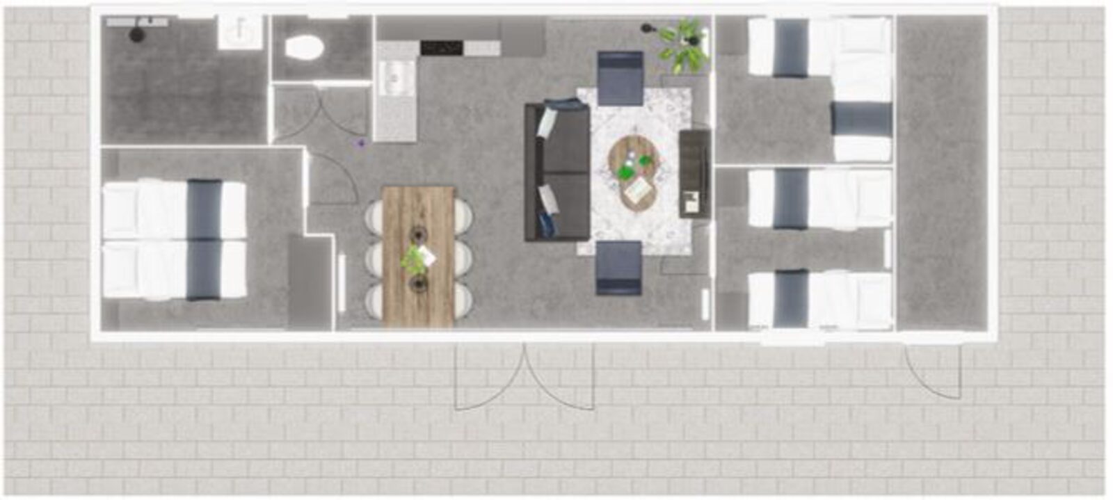 Premium Lodge I 6 personnes (60 m²)