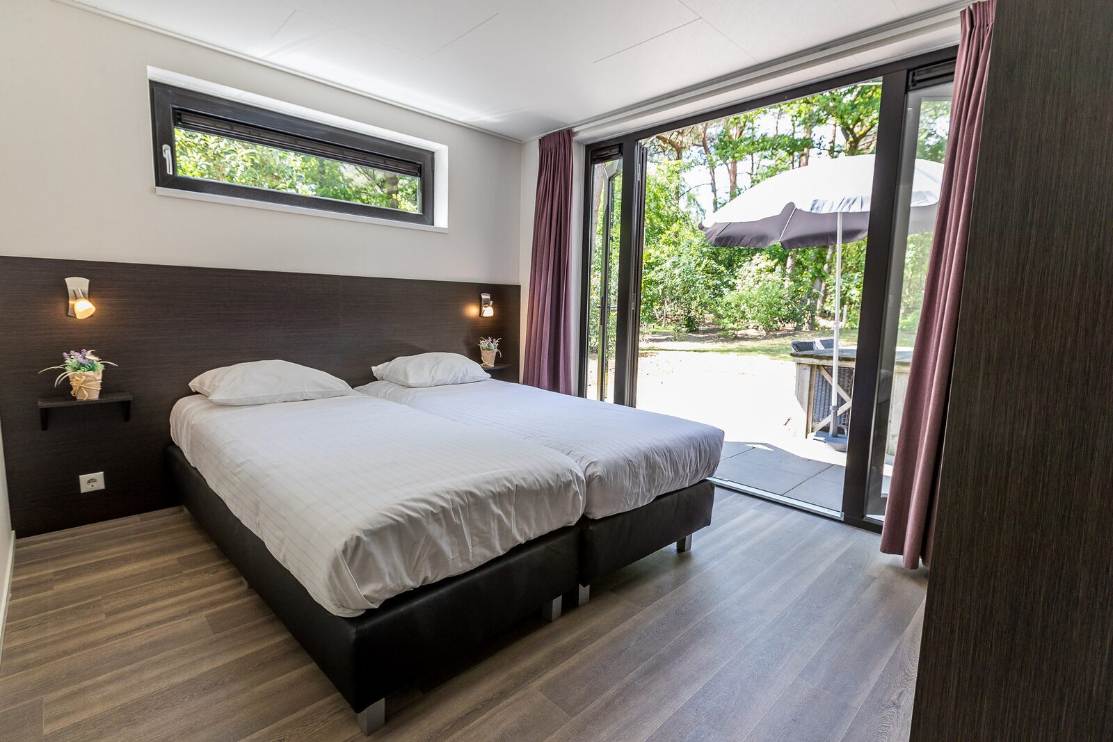 Bos Lodge 75 4 personen met Sauna