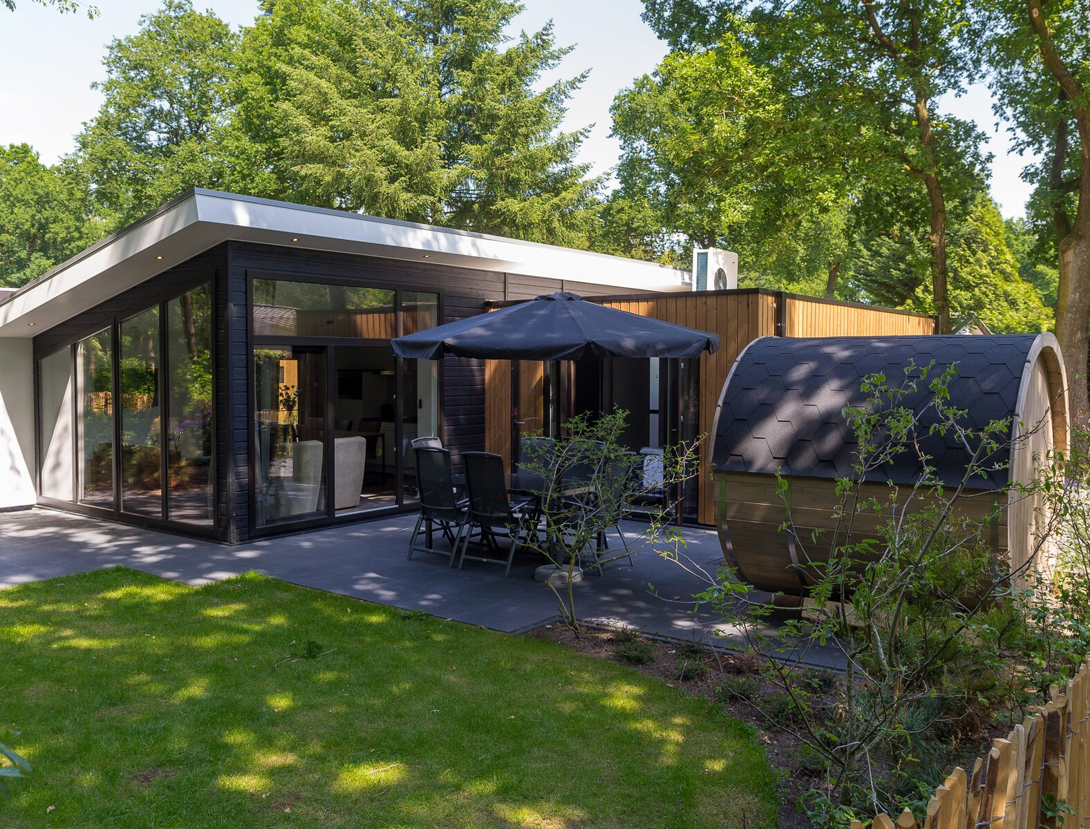 Bos Lodge 75 4 personen met Sauna
