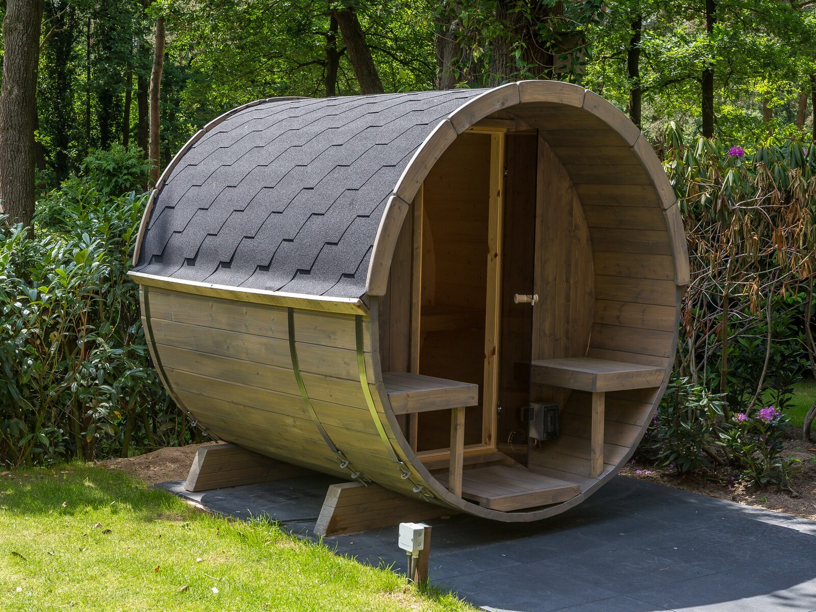 Bos Lodge 75 4 personen met Sauna