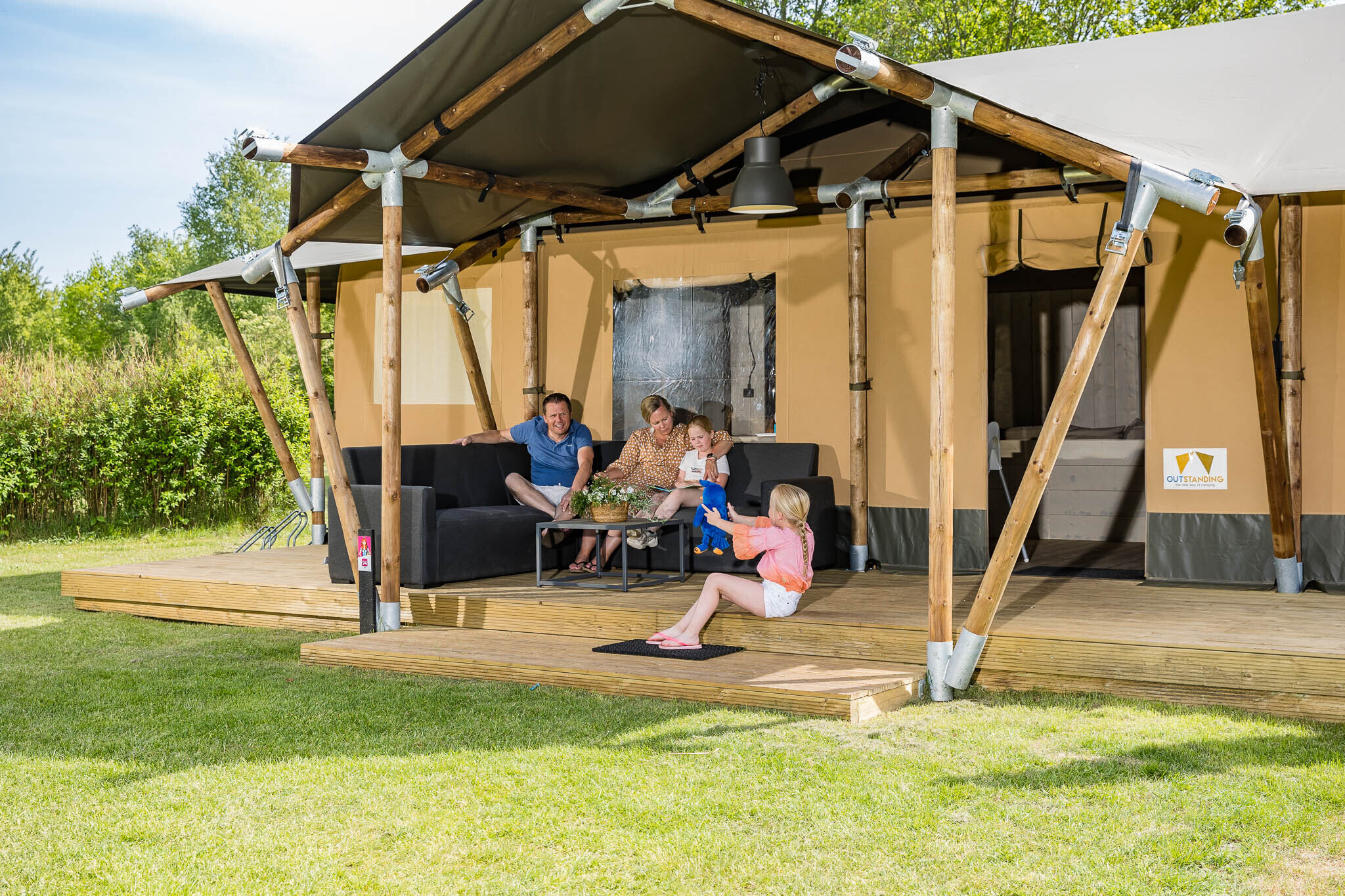 Slaap in een stoere lodge, vol luxe en comfort!🌞