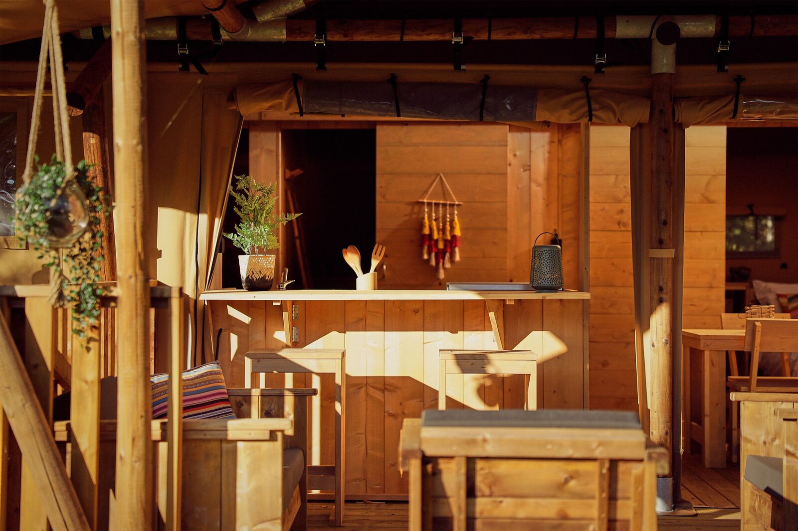 Glamping tent La Gran Vida Hottub | 7 Pers.