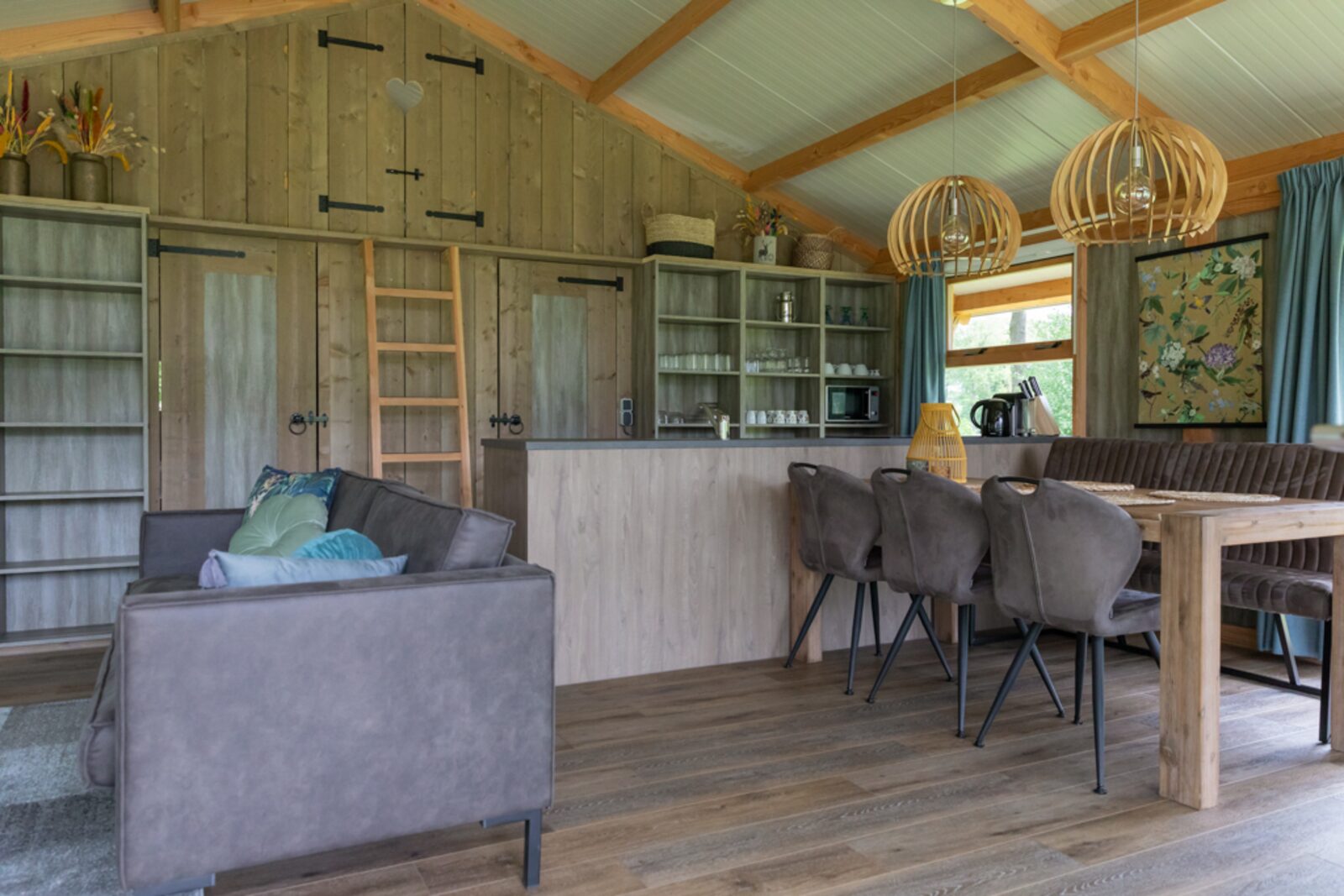 Luxe lodge nieuw met oven