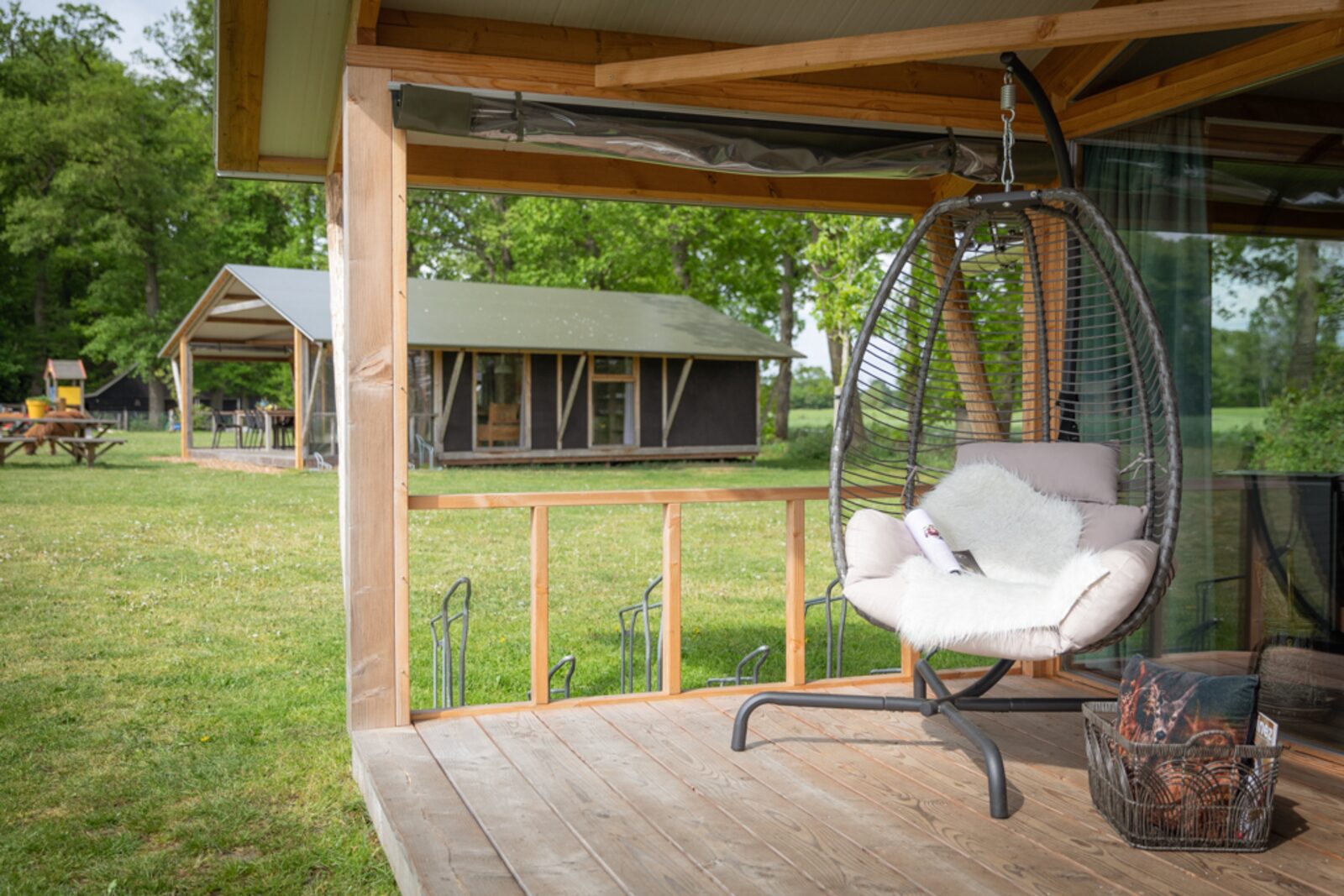 Luxe lodge nieuw met oven