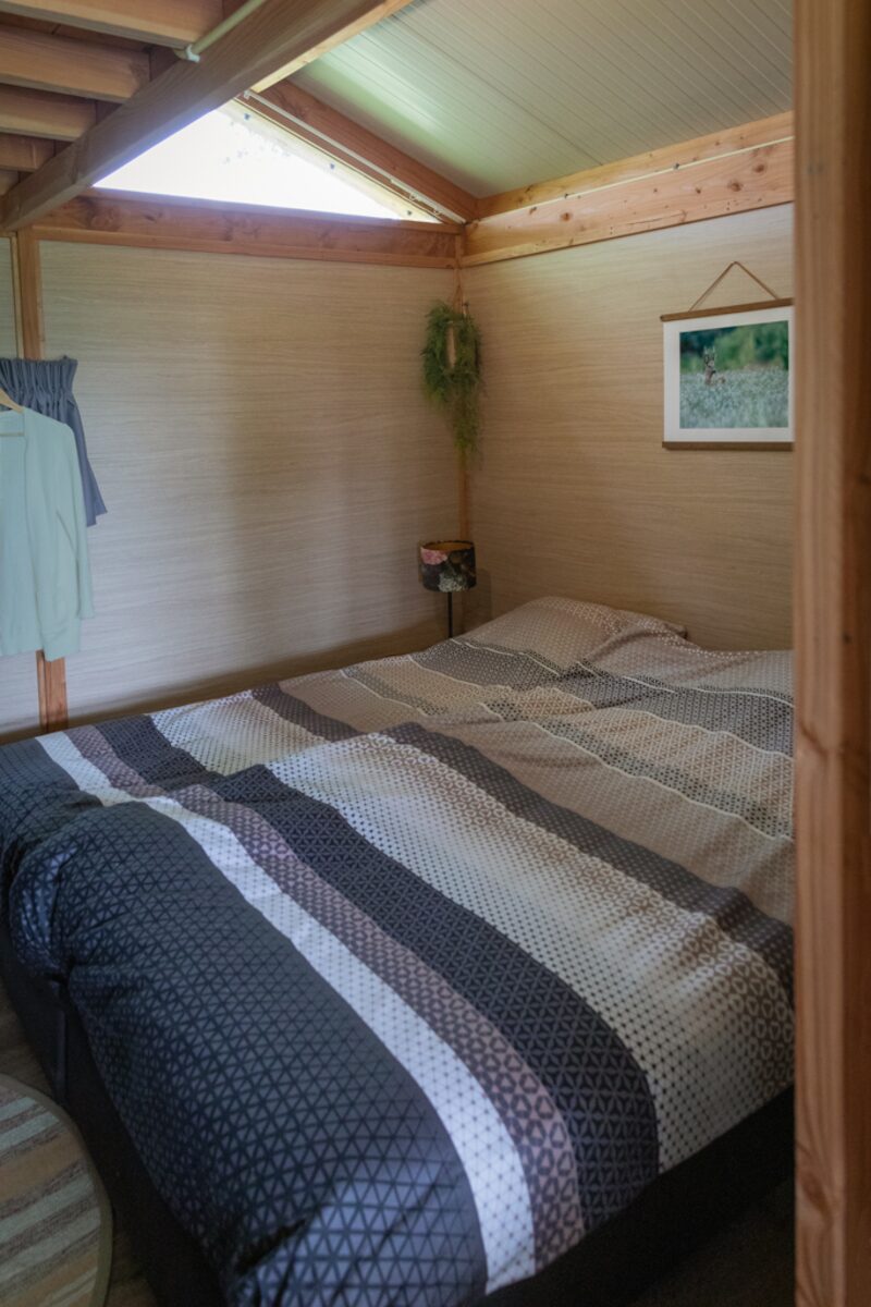 Luxe lodge met vaatwasser en oventje.