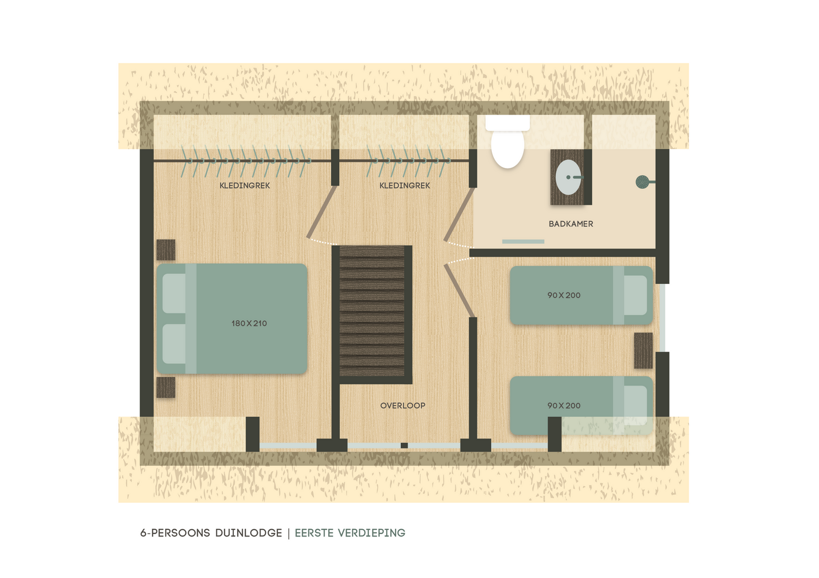 6-persoons Duinlodge met Oplaadpunt