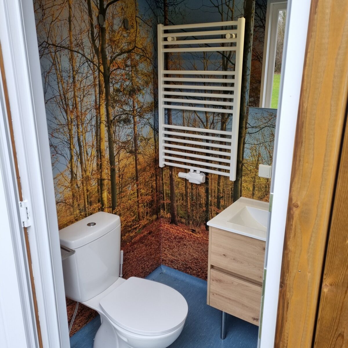 Kampeerplaats met privé sanitair