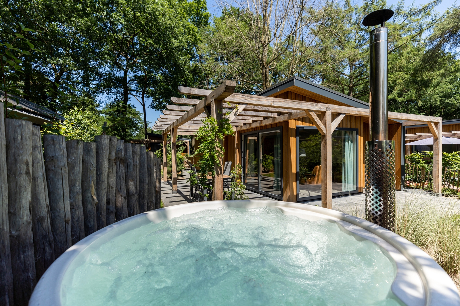 Heide Lodge Eco 4 Personen mit Hottub