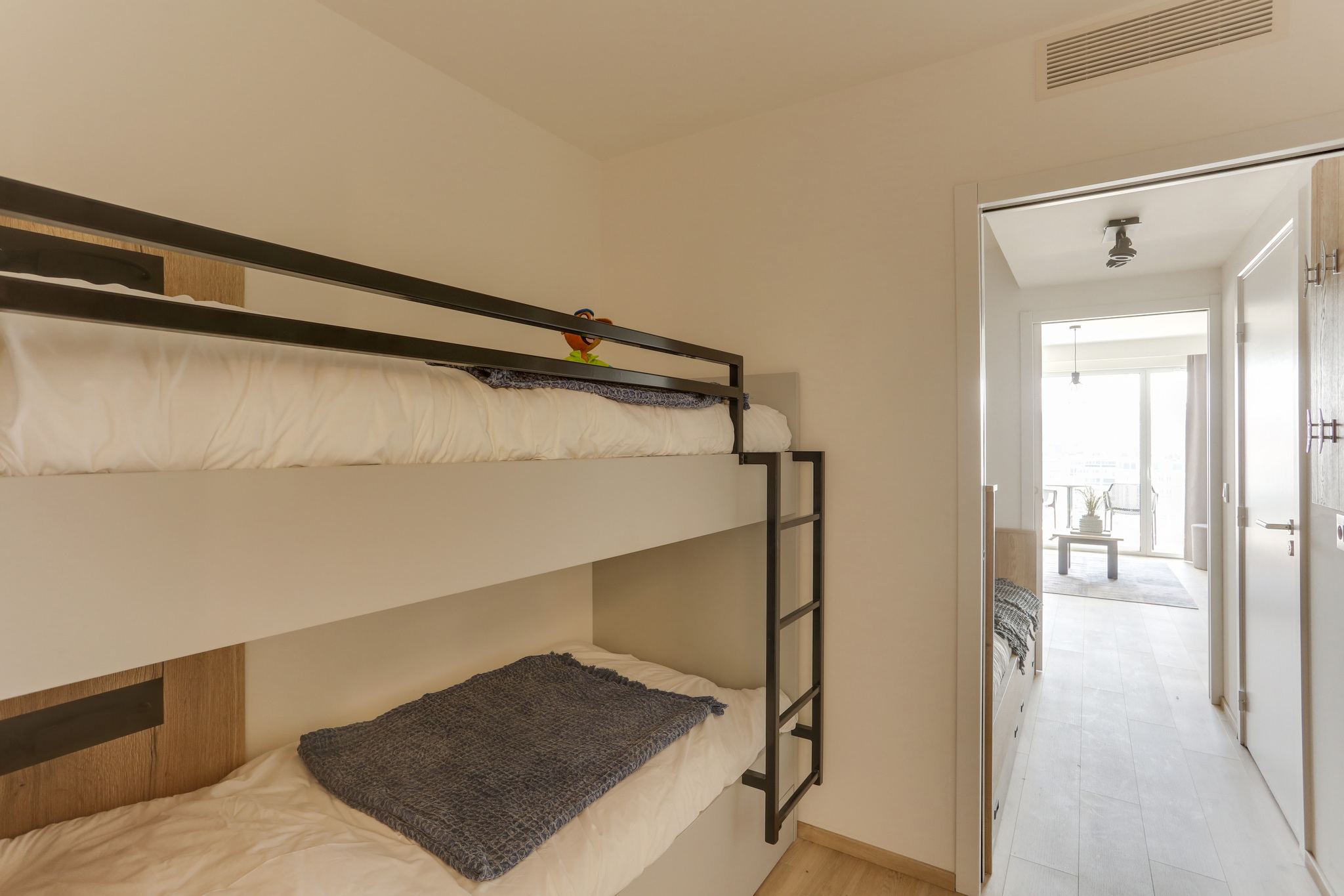 Studio for 4 people with double bed and balcony