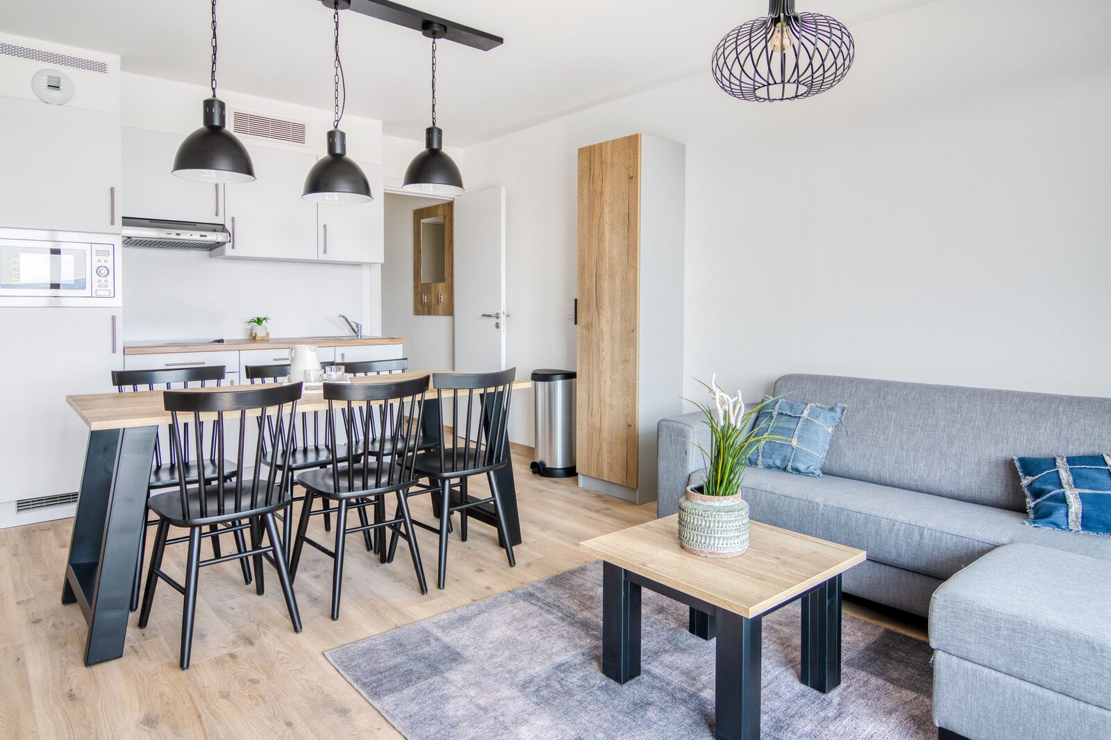 Deluxe suite voor 6 pers met 3 kamers en balkon