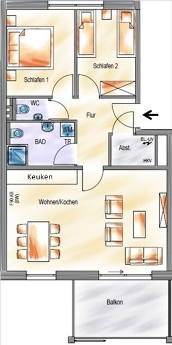 Apartment Am Postwiesen A