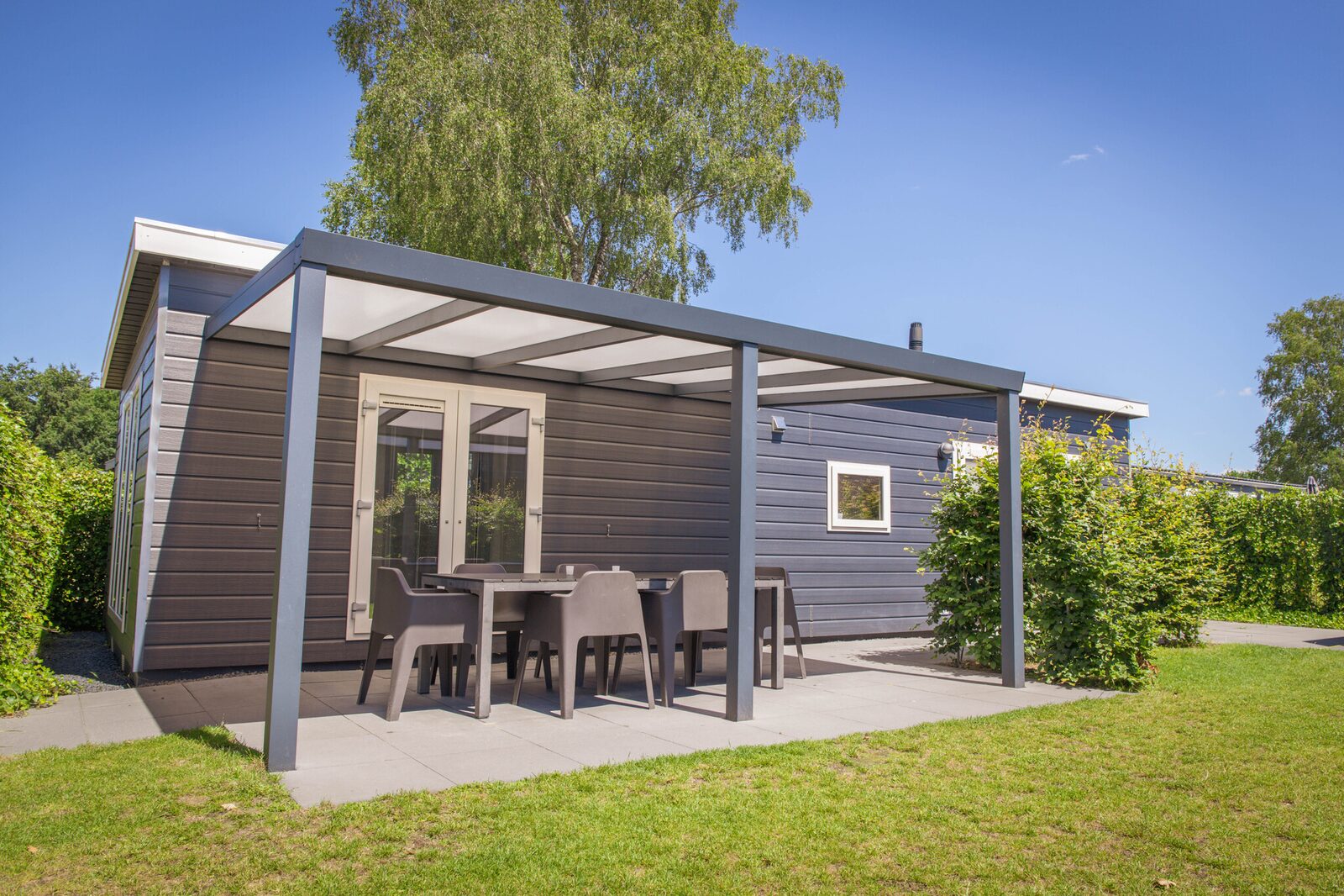 Veluwelodge XL mit Grillhaus für 6 + 6 Personen