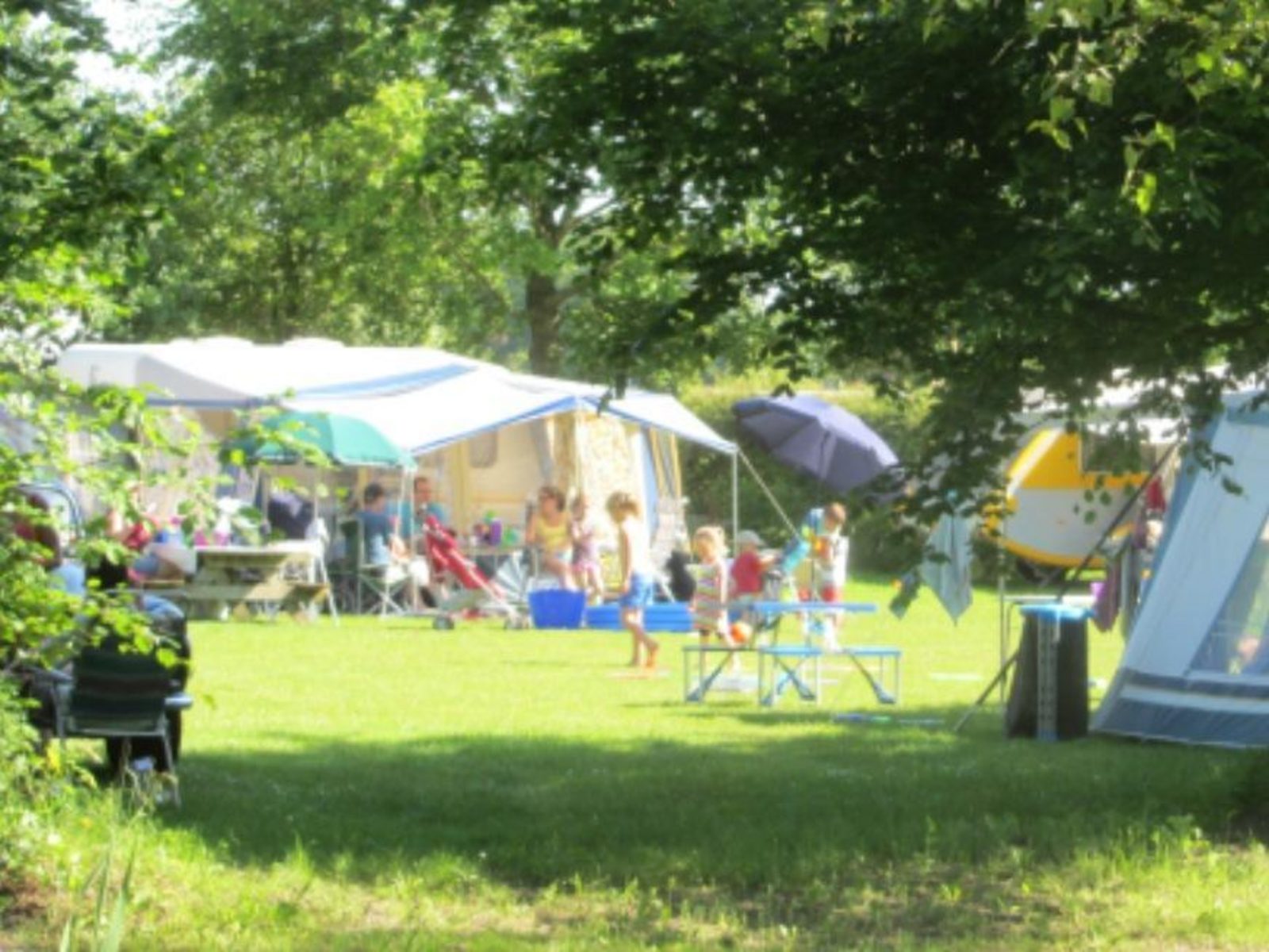 Het gehele vakantiepark + naastgelegen activiteitenterrein (maximaal 2000 personen)