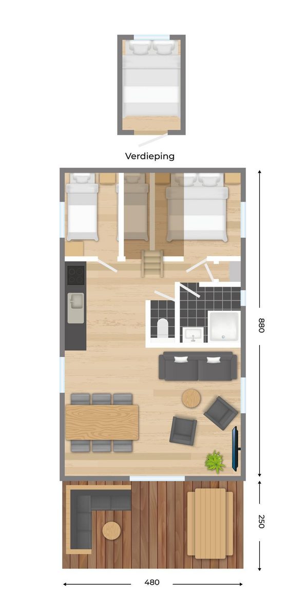 Vechtdallodge für 6 Personen