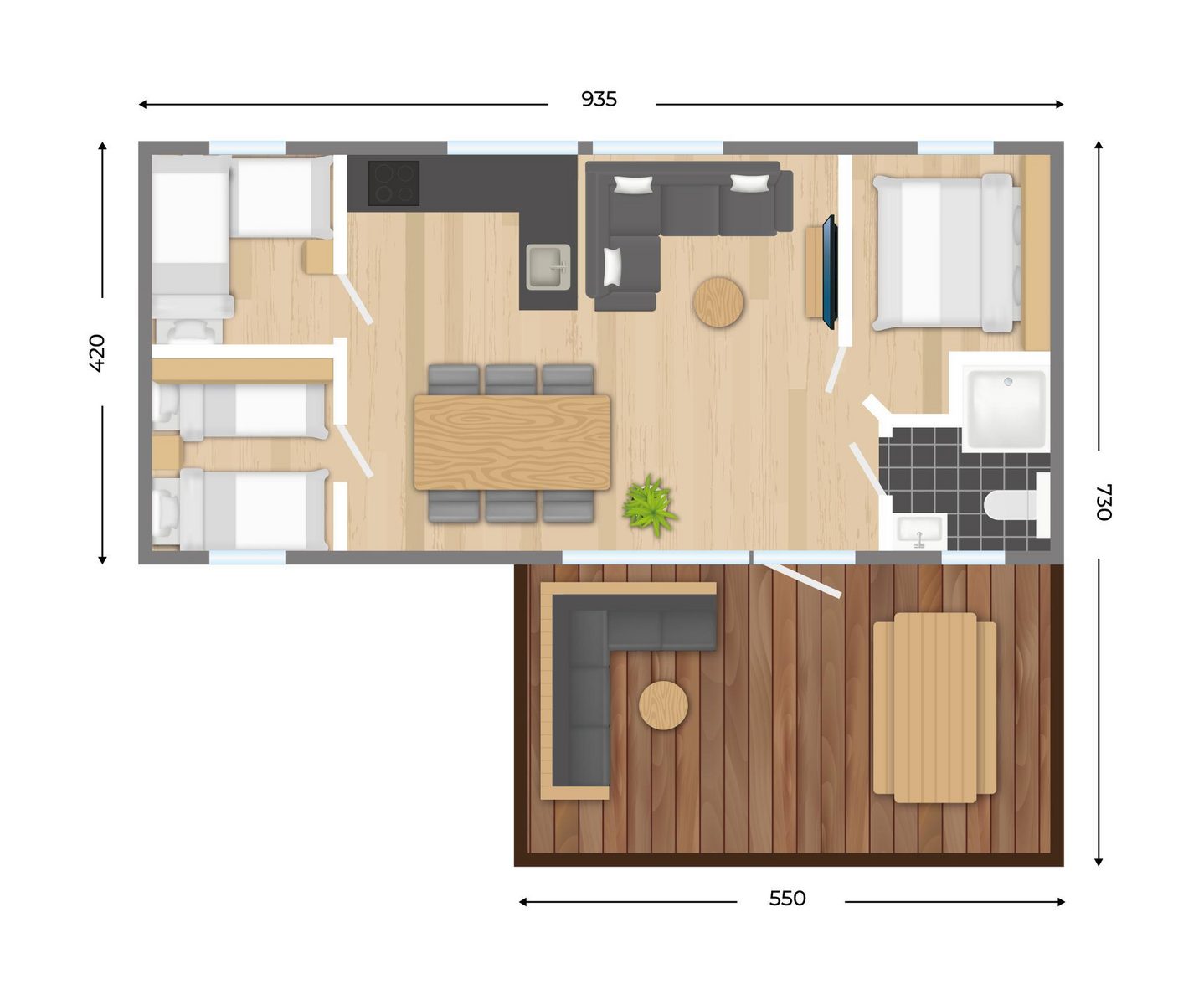 Family chalet